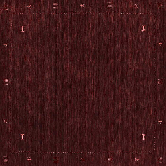 Machine Washable Abstract Red Contemporary Rug, wshcon2345red