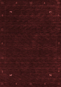 Abstract Red Contemporary Rug, con2345red