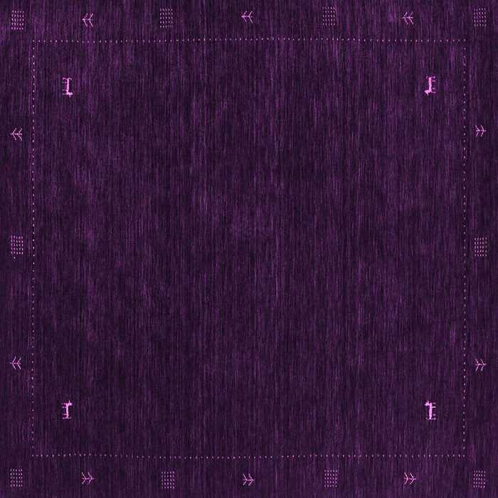 Square Abstract Pink Contemporary Rug, con2345pnk