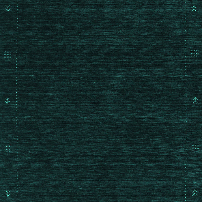 Abstract Turquoise Contemporary Rug, con2345turq