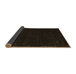 Sideview of Abstract Brown Contemporary Rug, con2345brn