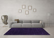 Machine Washable Abstract Purple Contemporary Area Rugs in a Living Room, wshcon2345pur