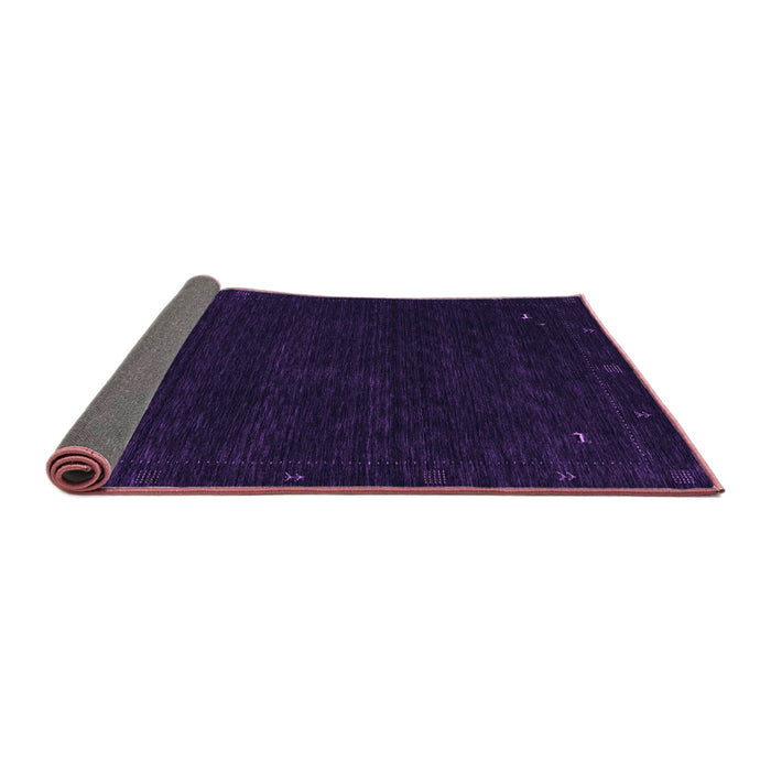 Sideview of Abstract Purple Contemporary Rug, con2345pur