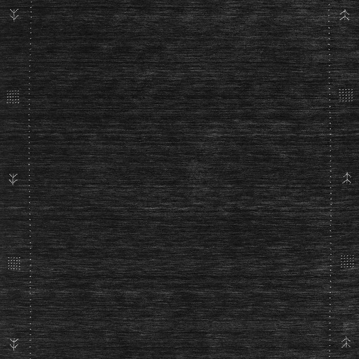 Serging Thickness of Machine Washable Abstract Gray Contemporary Rug, wshcon2345gry