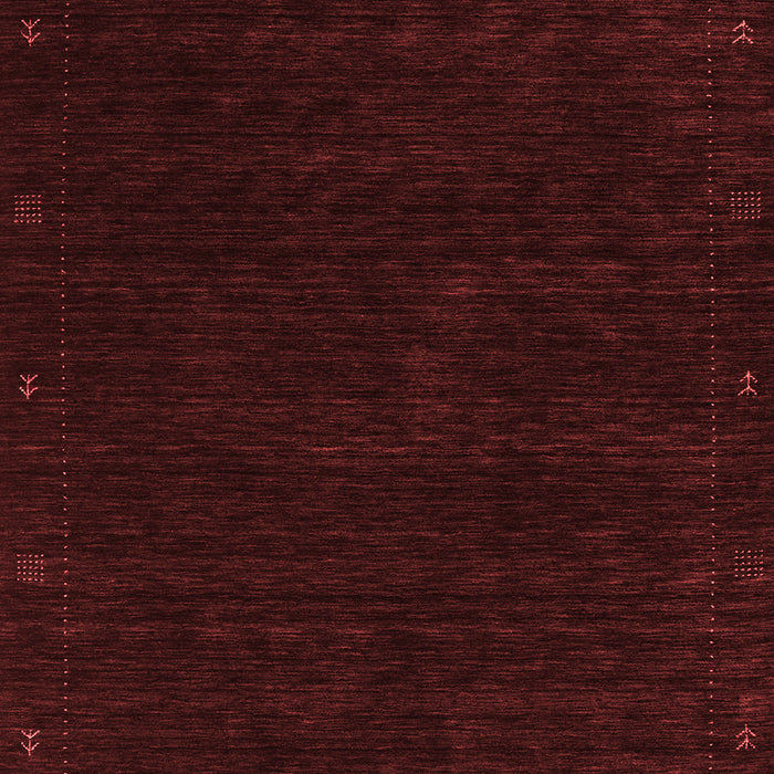 Machine Washable Abstract Red Contemporary Rug, wshcon2345red