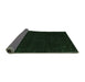 Sideview of Abstract Emerald Green Contemporary Rug, con2345emgrn