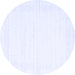 Round Solid Blue Modern Rug, con2346blu