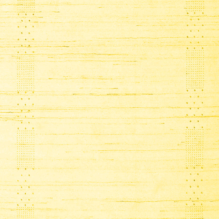 Machine Washable Solid Yellow Modern Rug, wshcon2346yw