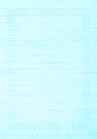 Solid Light Blue Modern Rug, con2346lblu