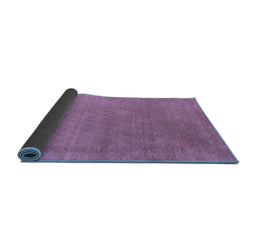 Sideview of Abstract Blue Contemporary Rug, con2347blu