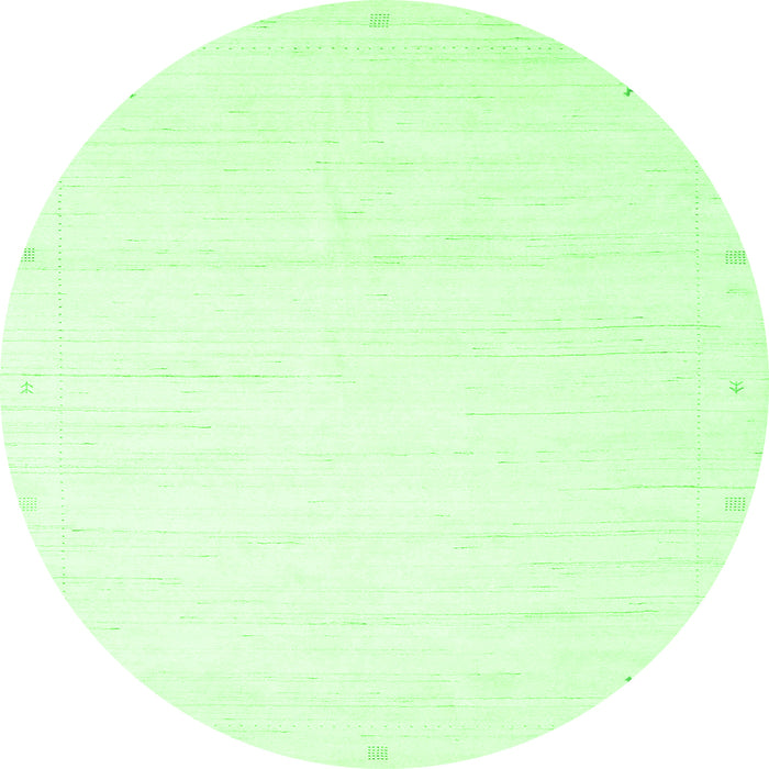 Machine Washable Solid Green Modern Area Rugs, wshcon2348grn