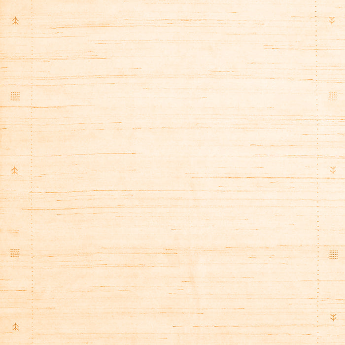 Serging Thickness of Machine Washable Solid Orange Modern Area Rugs, wshcon2348org