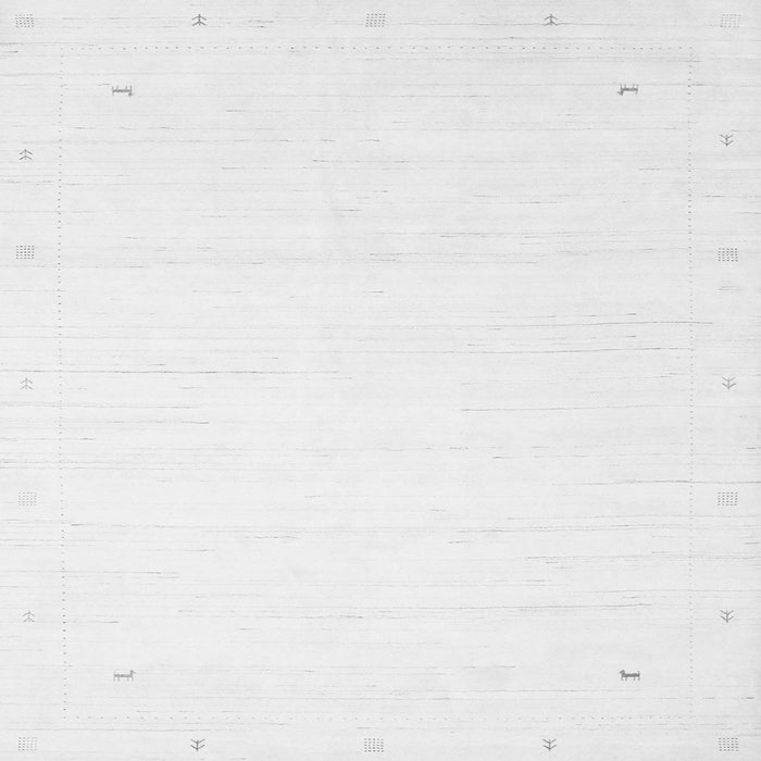 Serging Thickness of Solid Gray Modern Rug, con2348gry