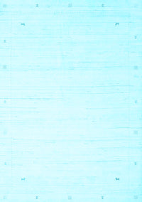 Solid Light Blue Modern Rug, con2348lblu