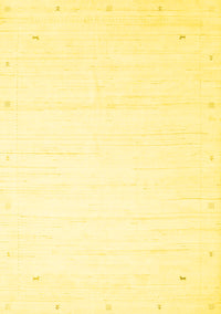 Solid Yellow Modern Rug, con2348yw