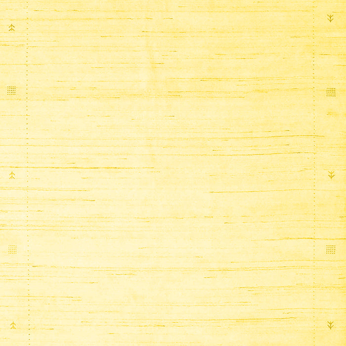 Solid Yellow Modern Rug, con2348yw