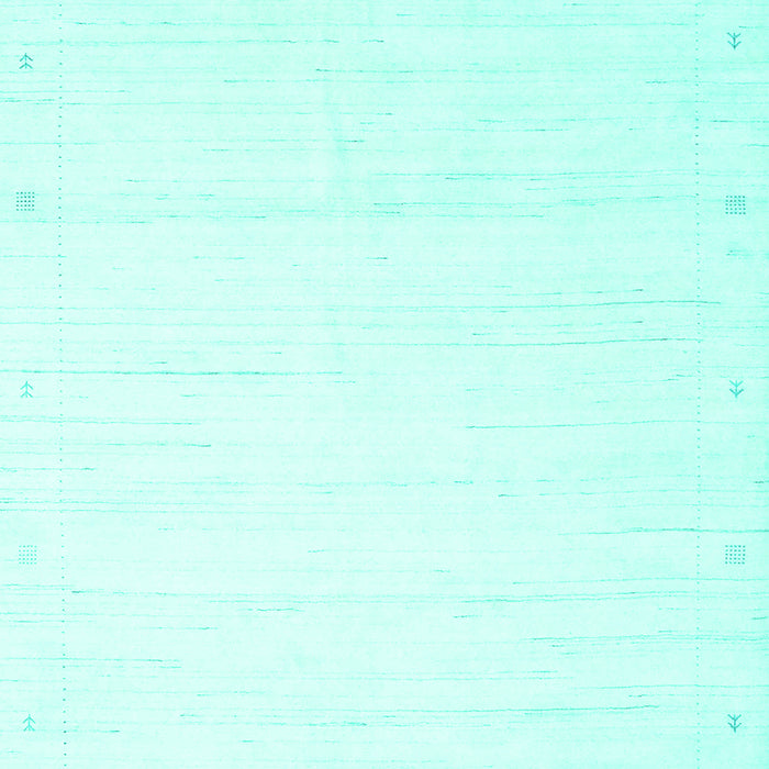 Machine Washable Solid Turquoise Modern Area Rugs, wshcon2348turq