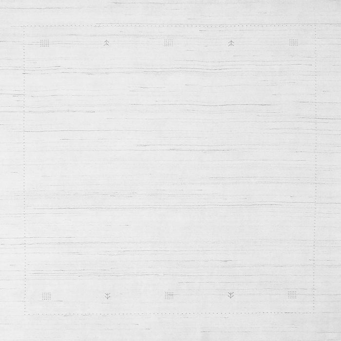 Round Machine Washable Solid Gray Modern Rug, wshcon2349gry