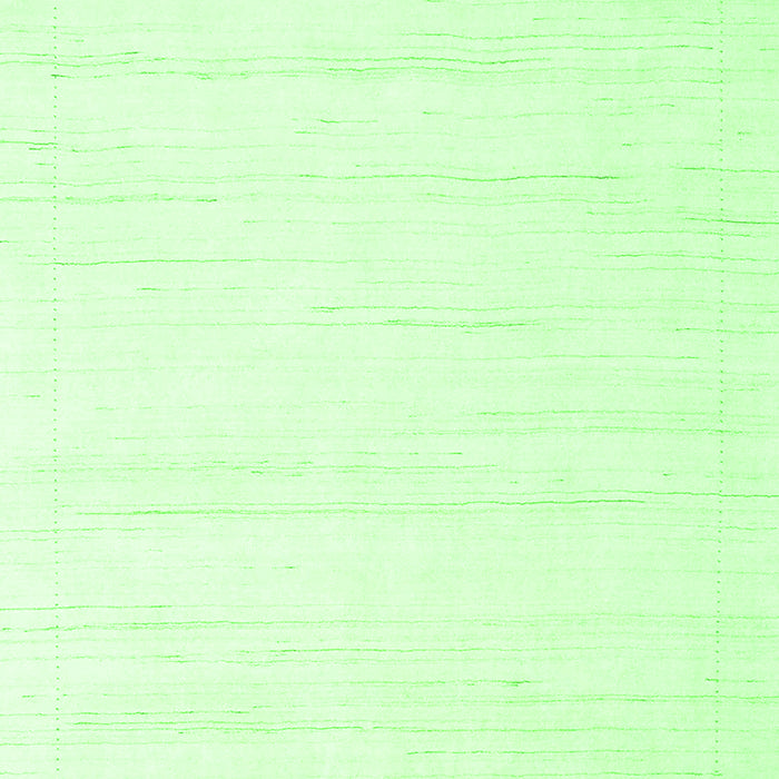 Serging Thickness of Machine Washable Solid Green Modern Area Rugs, wshcon2349grn