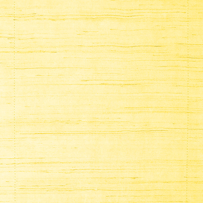 Machine Washable Solid Yellow Modern Rug, wshcon2349yw