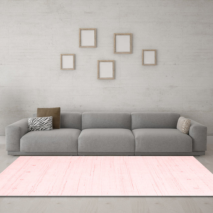 Modern Red Washable Rugs