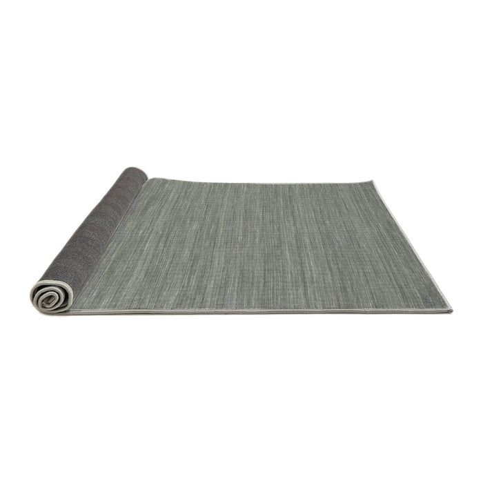 Thickness of Contemporary Silver Gray Modern Rug, con235