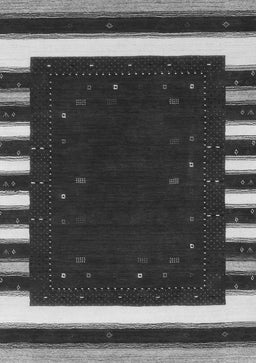 Abstract Gray Contemporary Rug, con2350gry