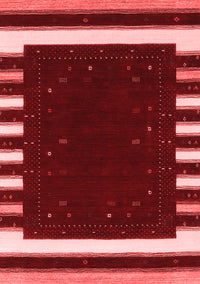 Abstract Red Contemporary Rug, con2350red