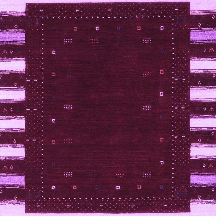 Machine Washable Abstract Purple Contemporary Area Rugs, wshcon2350pur