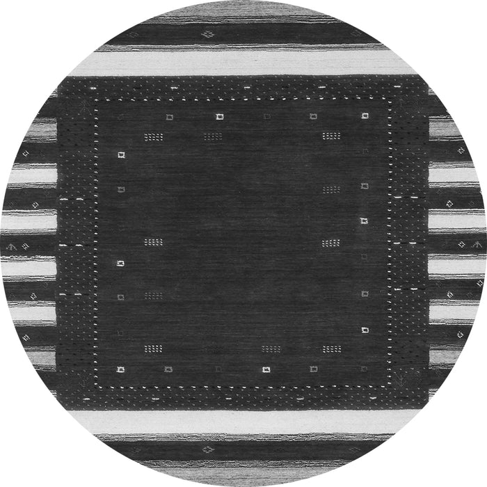 Machine Washable Abstract Gray Contemporary Rug, wshcon2350gry