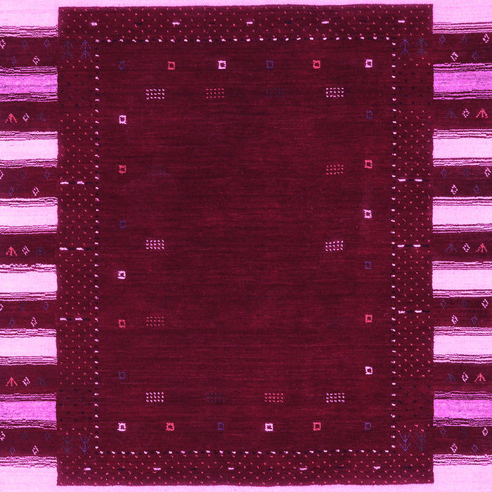 Machine Washable Abstract Pink Contemporary Rug, wshcon2350pnk