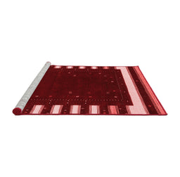 Contemporary Red Washable Rugs