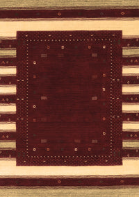 Abstract Brown Contemporary Rug, con2350brn