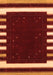 Serging Thickness of Machine Washable Abstract Orange Contemporary Area Rugs, wshcon2350org