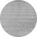 Square Abstract Gray Contemporary Rug, con2351gry