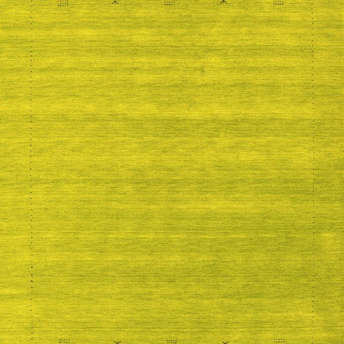 Abstract Yellow Contemporary Rug, con2351yw