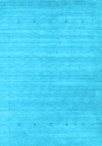 Abstract Light Blue Contemporary Rug, con2351lblu