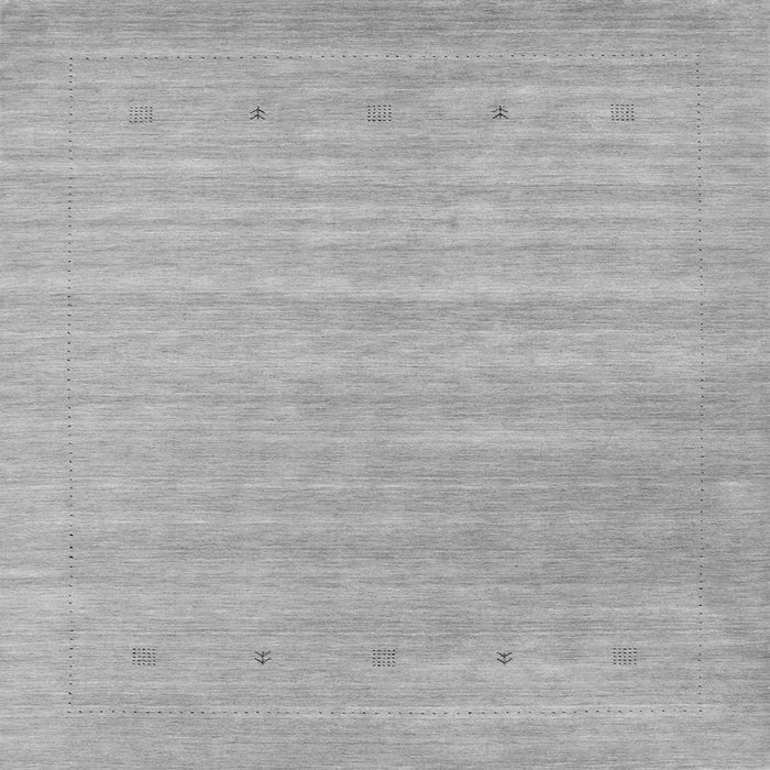 Serging Thickness of Abstract Gray Contemporary Rug, con2351gry