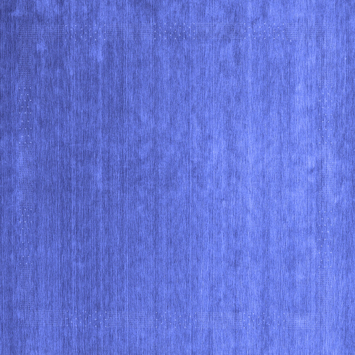 Square Abstract Blue Contemporary Rug, con2352blu