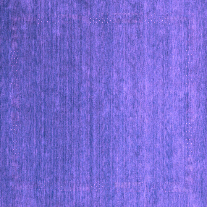 Square Machine Washable Abstract Purple Contemporary Area Rugs, wshcon2352pur