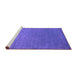 Sideview of Machine Washable Abstract Purple Contemporary Area Rugs, wshcon2352pur