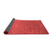 Abstract Red Contemporary Area Rugs