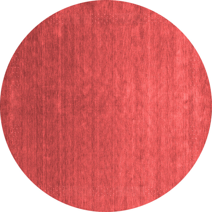 Machine Washable Abstract Red Contemporary Rug, wshcon2352red