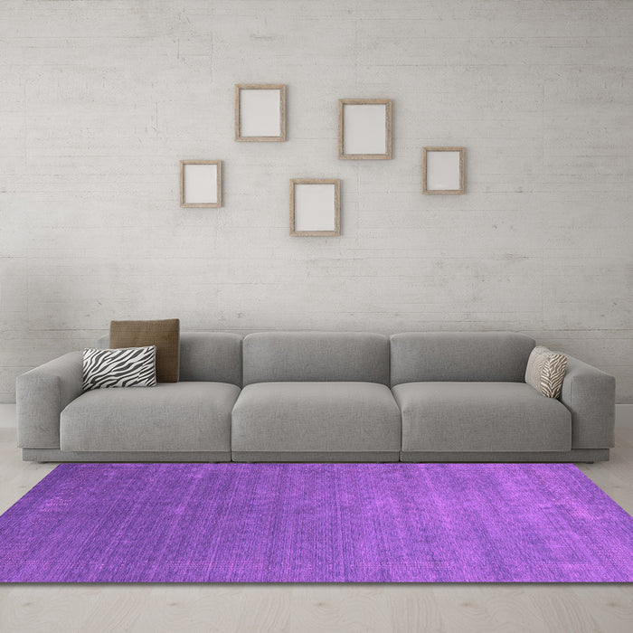Machine Washable Abstract Pink Contemporary Rug in a Living Room, wshcon2352pnk