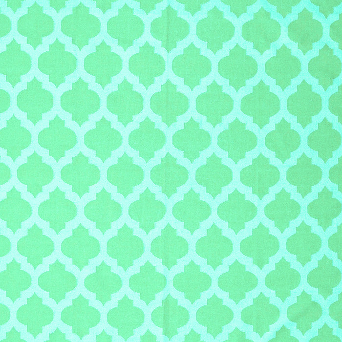 Machine Washable Trellis Turquoise Modern Area Rugs, wshcon2353turq