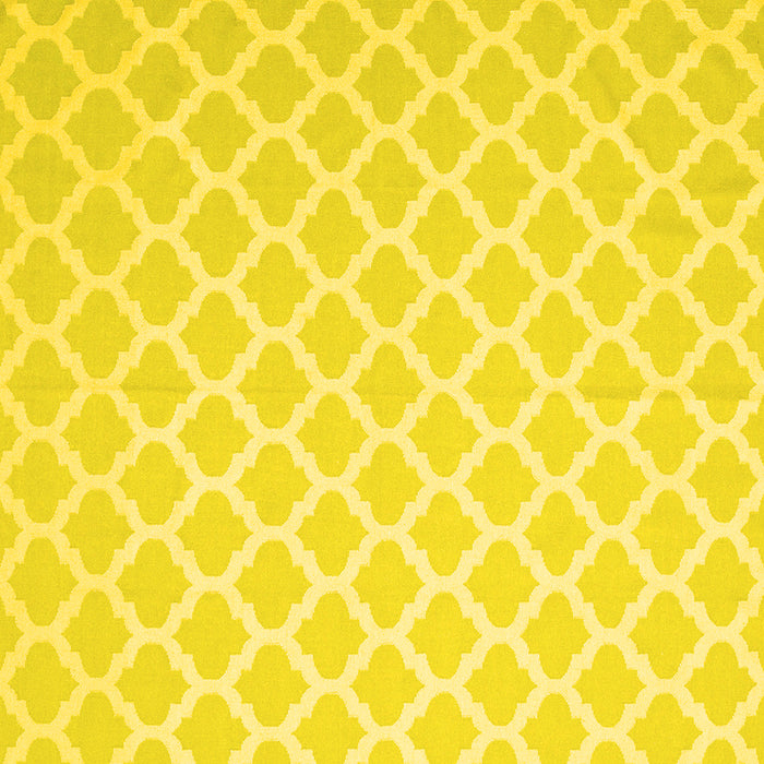 Square Trellis Yellow Modern Rug, con2353yw