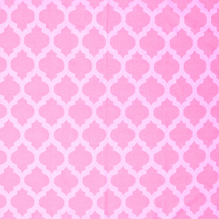Machine Washable Trellis Pink Modern Rug, wshcon2353pnk