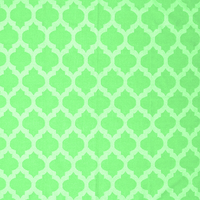 Machine Washable Trellis Emerald Green Modern Area Rugs, wshcon2353emgrn