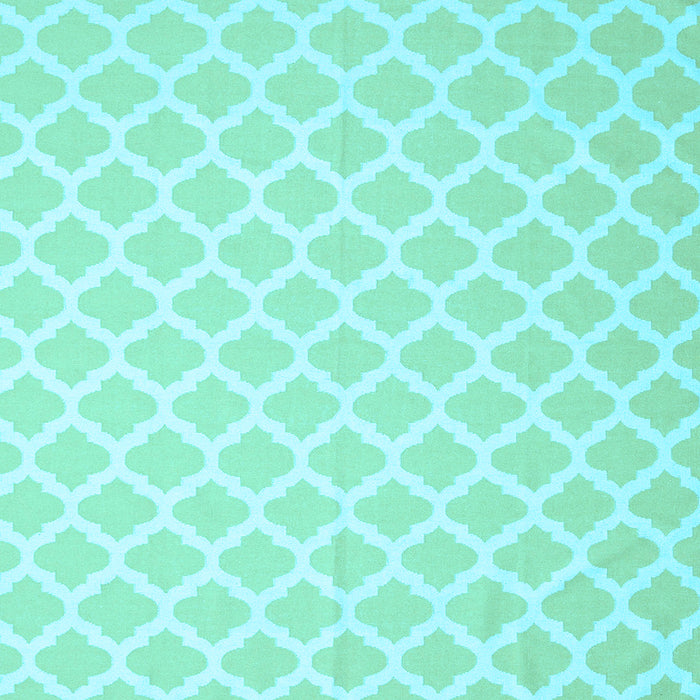 Square Machine Washable Trellis Light Blue Modern Rug, wshcon2353lblu