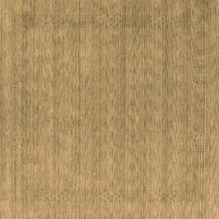 Square Machine Washable Abstract Brown Contemporary Rug, wshcon2354brn